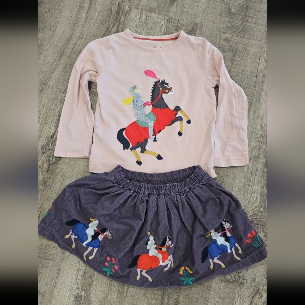 Mini Boden Size 3 - 4 Applique Set